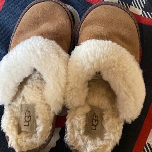 UGG Kid Tan Suede Slip on